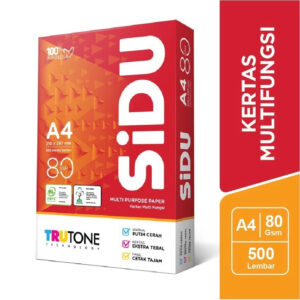 Kertas HVS SIDU A4 & F4 80gsm (1 Rim)