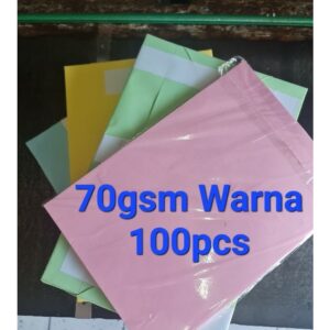 Kertas HVS Warna 70gsm (A4, F4, A5) - 100/200 Lembar | Setara SIDU