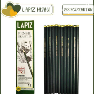 Pensil M2000 Hijau 2B (1 Lusin)