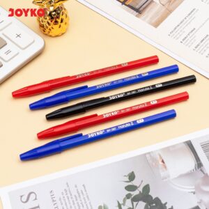 Joyko Ball Pen BP-387 (Hitam, Biru, Merah) – 1 Box Isi 12 Pcs